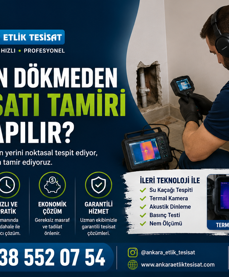 Kırmadan Dökmeden Su Tesisatı Tamiri Nasıl Yapılır?