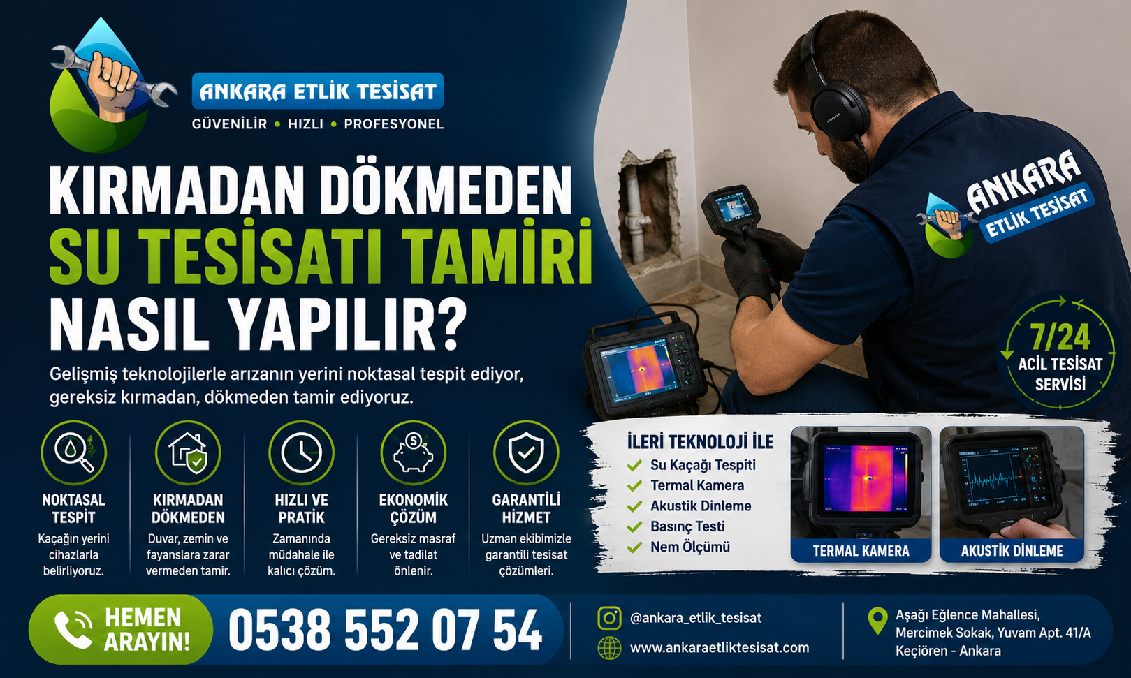 Kırmadan Dökmeden Su Tesisatı Tamiri Nasıl Yapılır?
